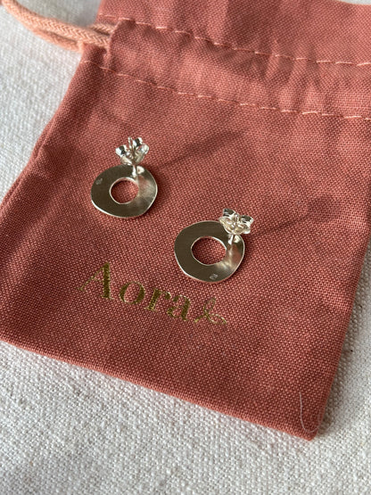 Boucles d’oreilles Olia - Argent massif