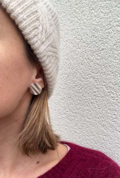 Boucles d’oreilles Onda Argent Massif