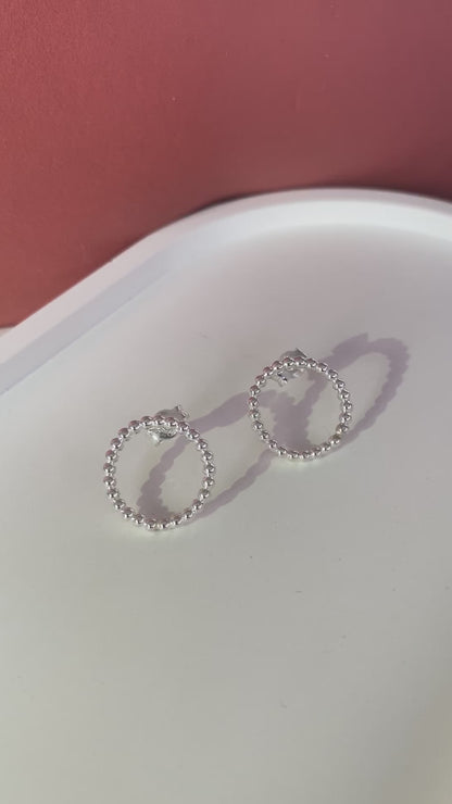 Boucles d’oreilles Lita, Argent massif